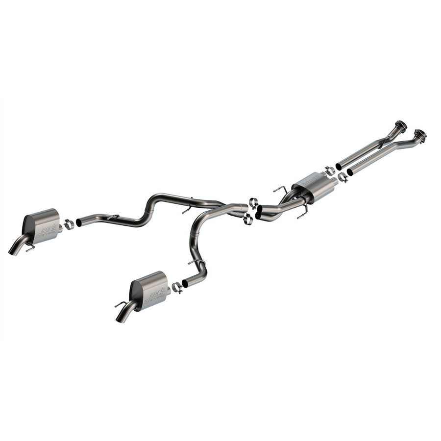BORLA 140976 Cat-Back Exhaust System S-Type T-304 Stainless Steel for JEEP Grand Wagoneer L 3.0L V8 AT 2023-2024 Photo-0 