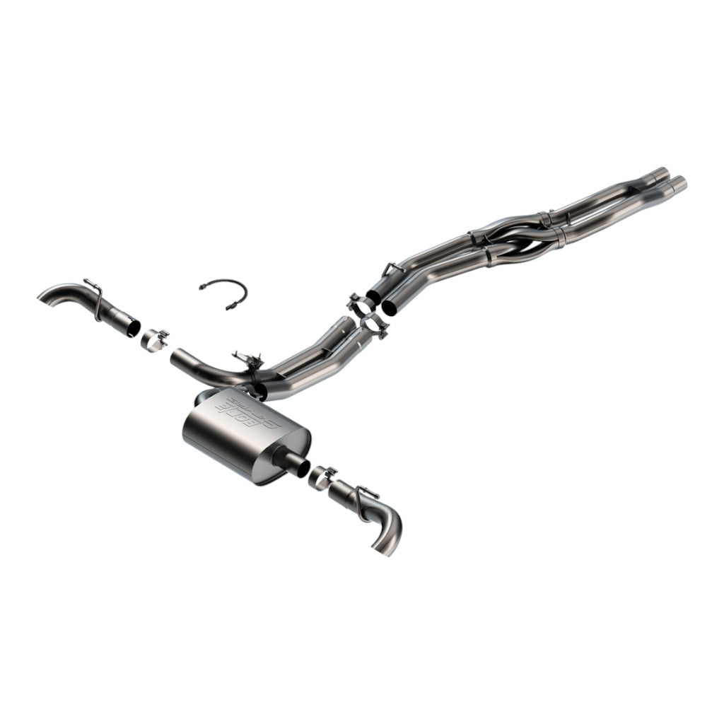 BORLA 141008 Cat-Back Exhaust 2.5\", S-Type (2.5\" Turndown Tips) for AUDI SQ5 (B9) 2018-2025 Photo-0 