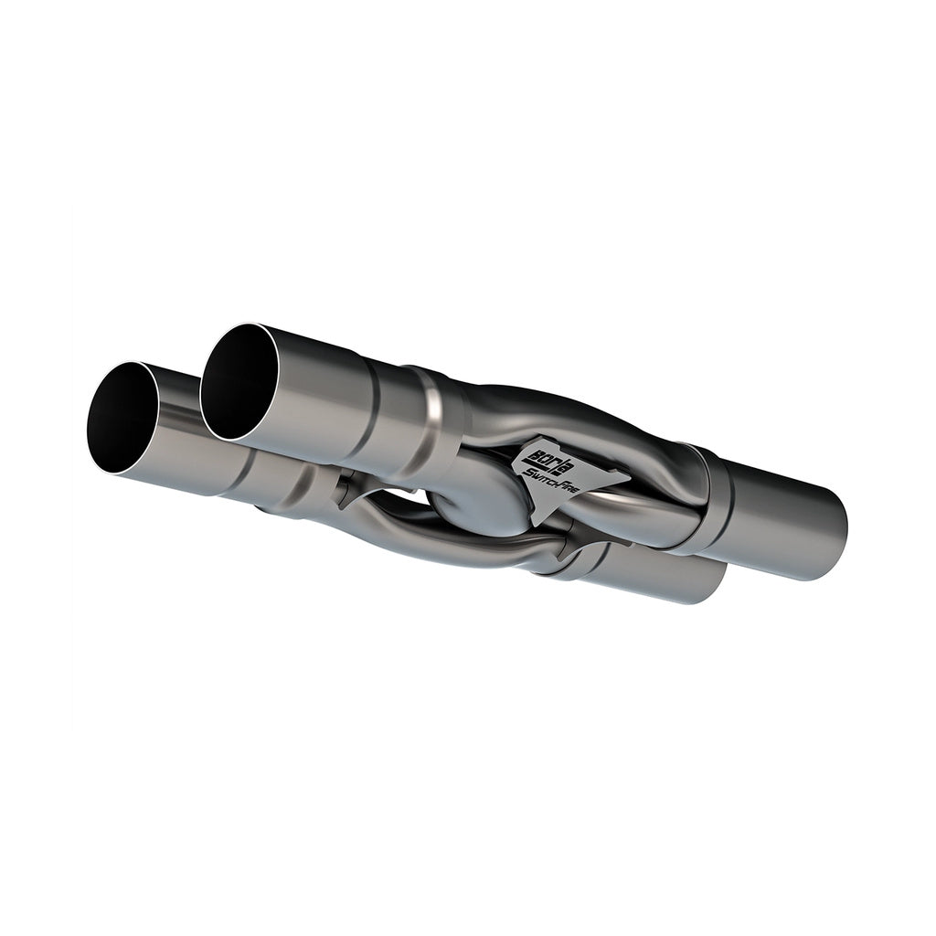 BORLA 60744 SwitchFire X-PIPE 2.5" Universal Hydroformed I.D. INLETS 2.5" O.D. Outlets Un-Notched Photo-0 