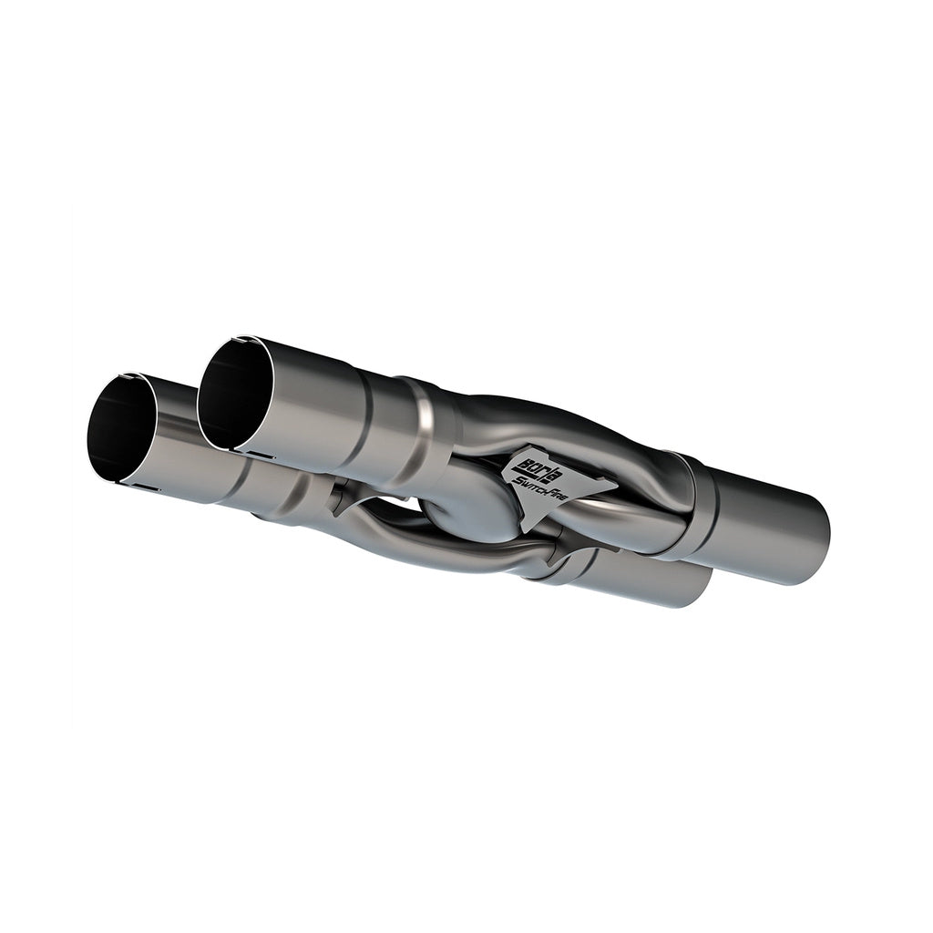 BORLA 60745 SwitchFire X-PIPE 2.5" Universal Hydroformed I.D. INLETS 2.5" O.D. Outlets Notched Photo-0 