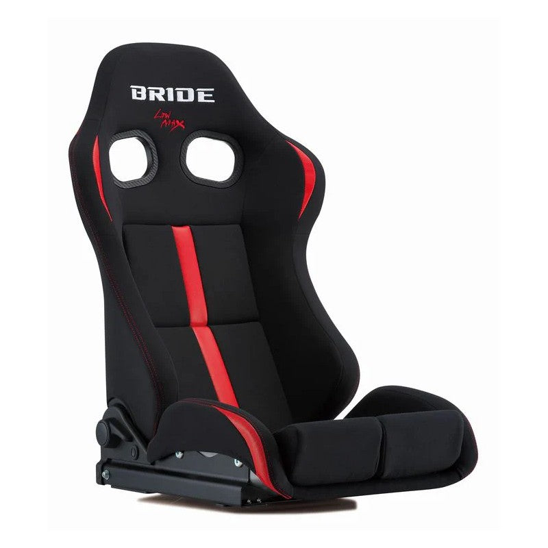 BRIDE G72BNF Reclining Seat Stradia 3 Reims, Black / Red, Silver FRP (Low Cushion) Photo-0 