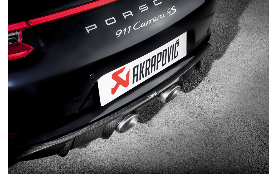 AKRAPOVIC DI-PO/CA/3 Rear Carbon Fiber Diffuser - Matte PORSCHE 911 Carrera/S/4/4S/GTS (991.2) 2016-2018 ABE Type Approval Photo-1 