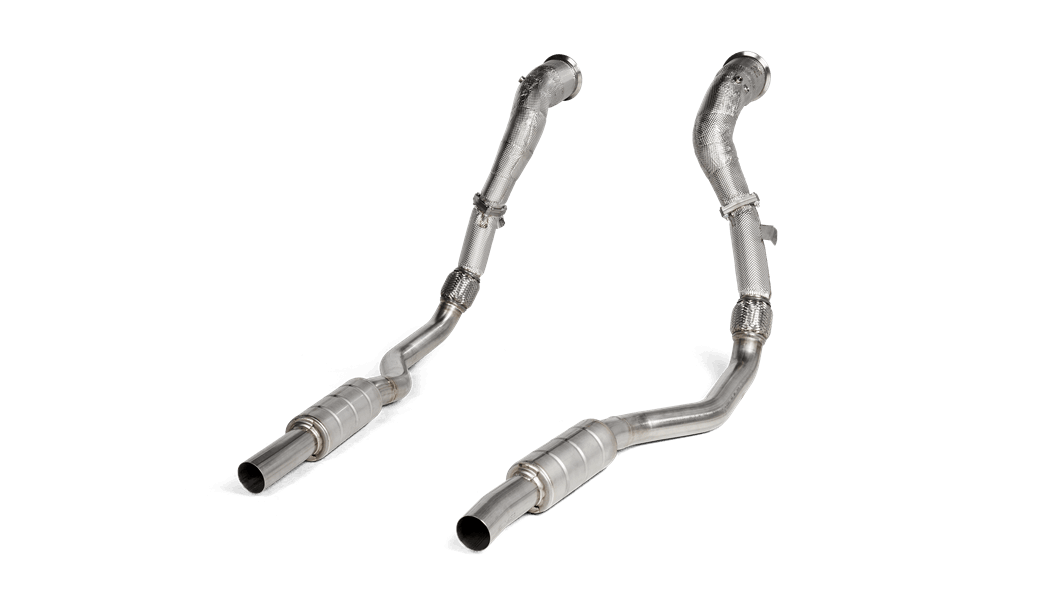 AKRAPOVIC DP/L-AU/SS/1 Downpipe / Link Pipe Set (SS) for AUDI RS6 Avant / RS7 Sportback Performance (C8) OPF/GPF 2023-2024 Photo-0 