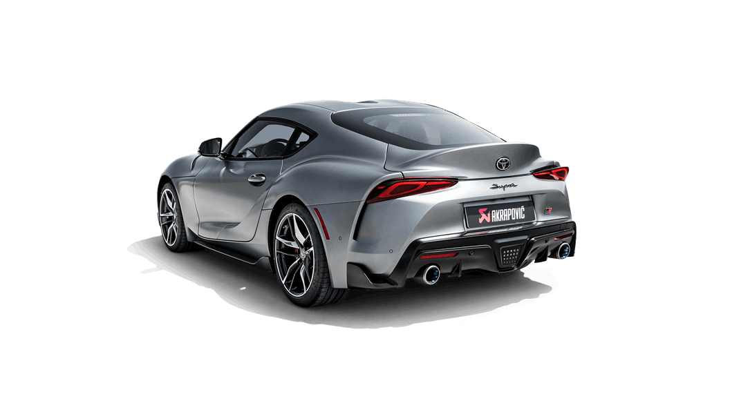 AKRAPOVIC S-TY/T/1H Slip-On Line (Titanium) for TOYOTA Supra (A90) 2019-2024 Photo-3 