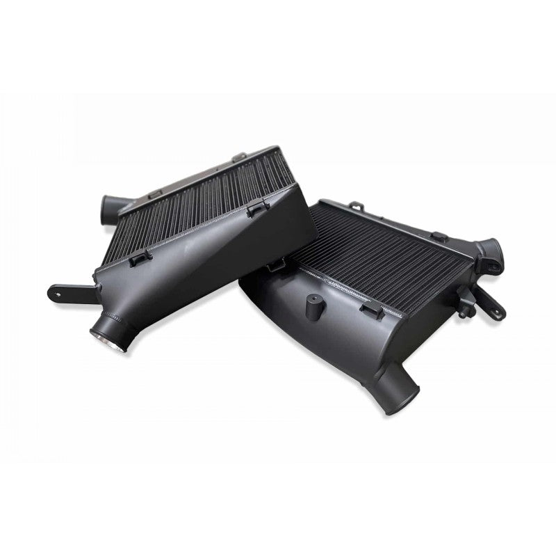 CSF 8194B Twin Intercooler Set (black) for AUDI C8 RS6/RS7 Photo-0 