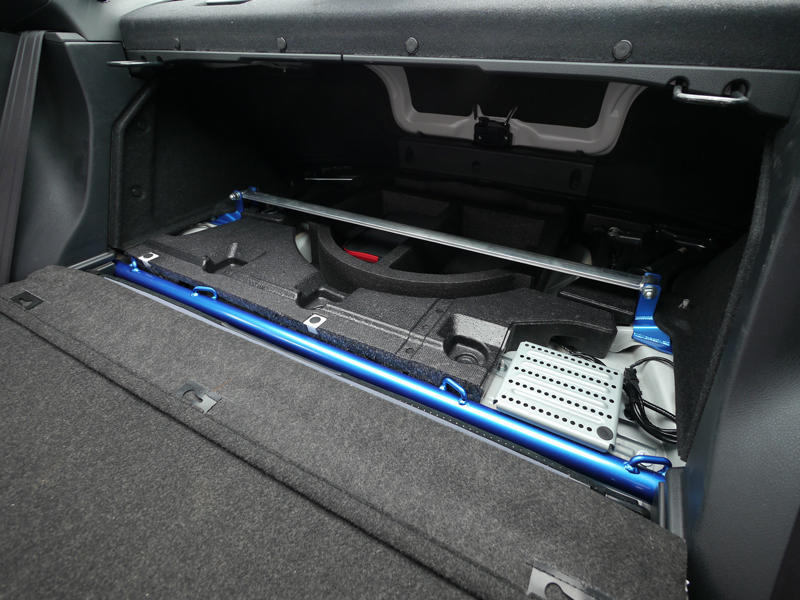 CUSCO 901 492 TP Power brace rear trunk bar plus for TOYOTA Vitz (KSP130/NSP130/NSP131) Photo-1 