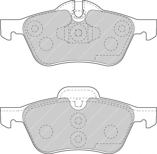 FERODO FDS1499 Brake pads front MINI MINI (R50, R53) Photo-0 