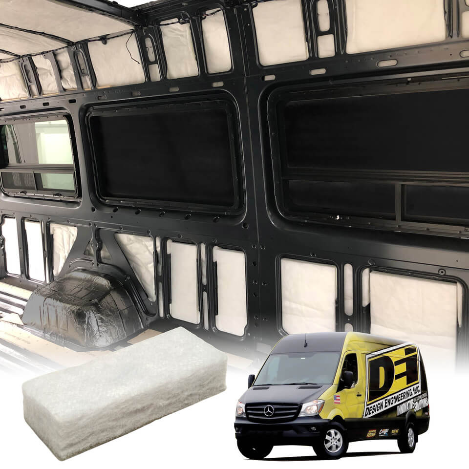 Design Engineering (DEI) 51102 Floor insulation kit for MERCEDES Sprinter Van 170in EXT 2007+ Photo-0 