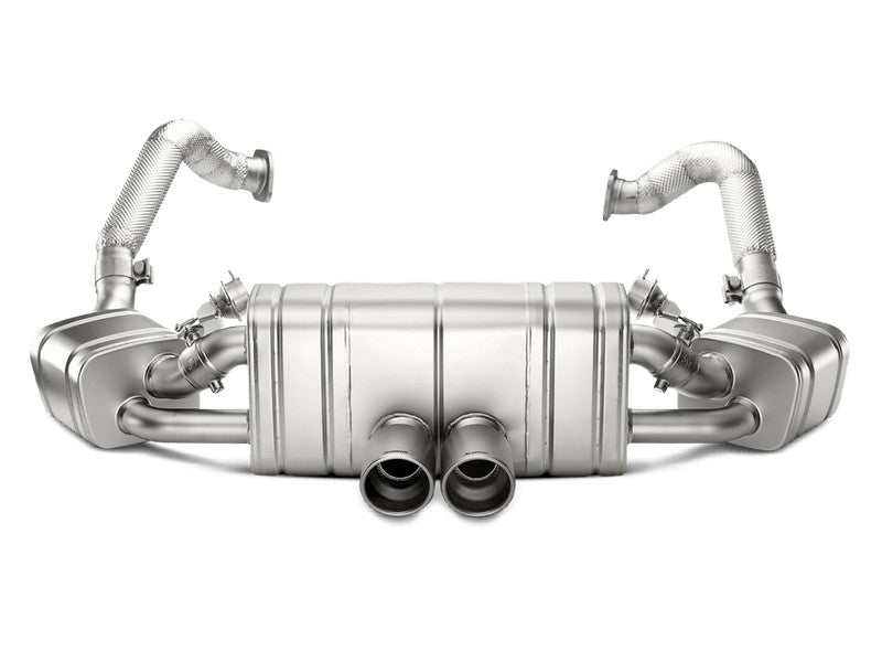 AKRAPOVIC S-PO981SO2-HT Slip-On Line (Titanium) for PORSCHE 981 Cayman GT4 2016 Photo-1 