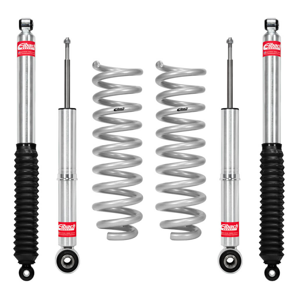 EIBACH E80-35-002-03-22 Set of 4 Shocks And 2 Front Springs Pro-Truck Lift for FORD F-150 2WD 2009-2013 Photo-0 