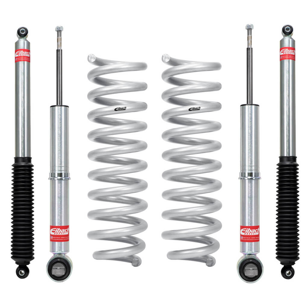 EIBACH E80-35-035-07-22 Set of 4 Shocks And 2 Front Springs Pro-Truck Lift for FORD F-150 2WD 2018-2020 Photo-0 
