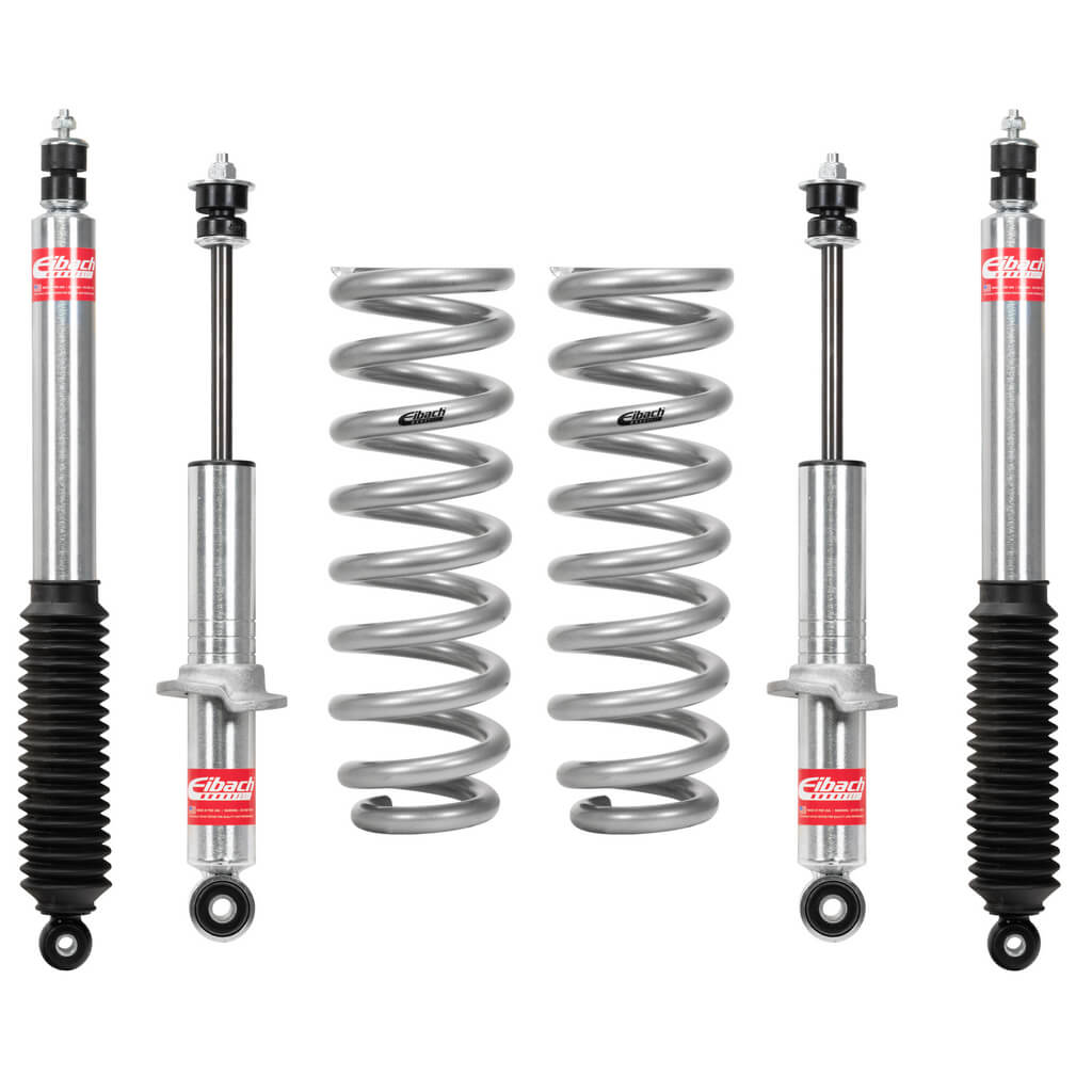 EIBACH E80-82-066-02-22 Set of 4 Shocks And 2 Front Springs Pro-Truck Lift for TOYOTA Tundra 4WD 4.7L 2000-2006 Photo-0 