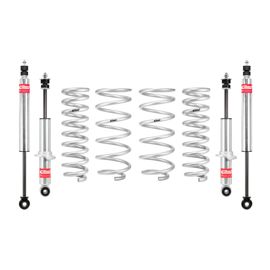 EIBACH E80-82-095-01-22 Set of 4 Shocks And 2 Front Springs Pro-Truck Lift for TOYOTA Sequoia 4WD 2001-2007 Photo-0 