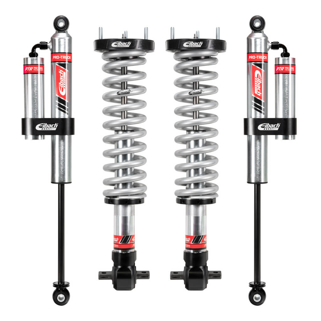 EIBACH E86-23-032-03-22 Pair of Front Coilovers And Rear Reservoir Shocks Pro-Truck for CHEVROLET Silverado 1500 3.0L / 5.3L / 6.2L 2019-2025 Photo-0 