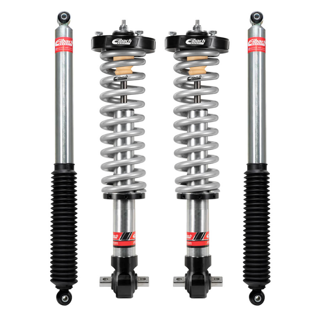 EIBACH E86-35-059-03-22 Pair of Front Coilovers And Rear Shocks Pro-Truck for FORD F-150 2WD 2021-2025 Photo-0 
