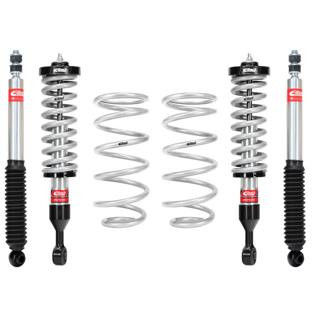 EIBACH E86-82-071-01-22 Pair of Front Coilovers And Rear Shocks And Rear Springs Pro-Truck for TOYOTA 4Runner 2010-2024 Photo-0 