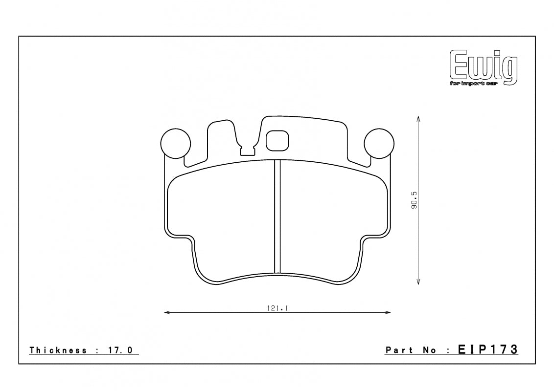 ENDLESS EIP173ME20 Brake pads PORSCHE 997 CAYMAN S Photo-0 