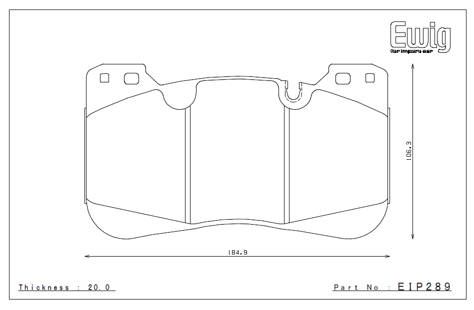 ENDLESS EIP289MX72 Front brake pads BMW M5 F90 Photo-0 