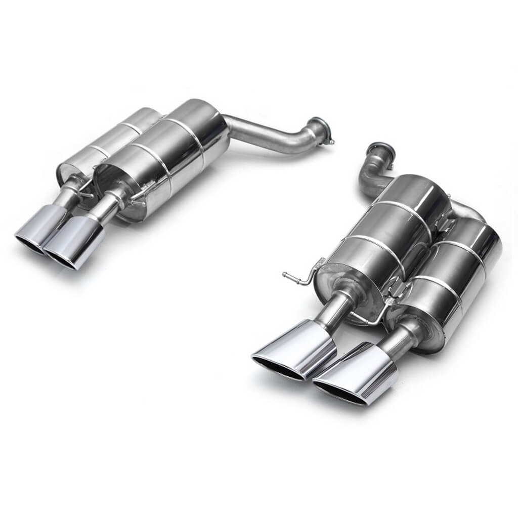 EISENMANN B5258.22184 Rear Muffler Race 4 x 12 x 77 mm (Oval Tailpipes) for BMW M5 (E60) Photo-0 