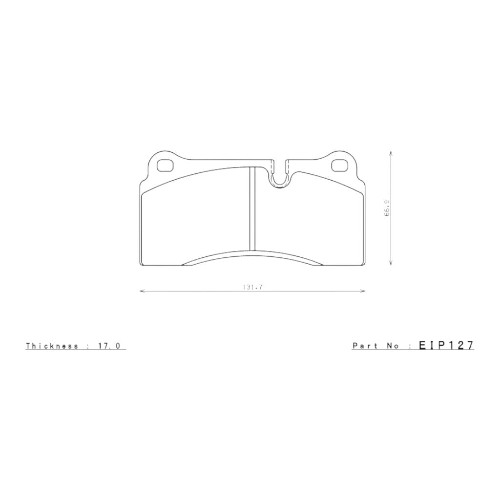 ENDLESS EIP127MA46B Rear Brake Pads MA46B for BMW M2 Competition (F87) Photo-1 