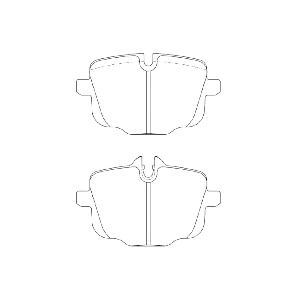 ENDLESS EIP217N39S Rear Brake Pads for BMW M2 (G87) / M3 (G80) / M4 (G82) Photo-0 