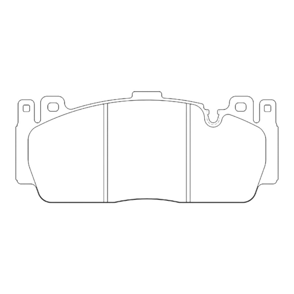 ENDLESS EIP238MX72 Front brake pads BMW M2 Competition, F80/F82 M3/M4 (CCM), F10 M5 Photo-0 