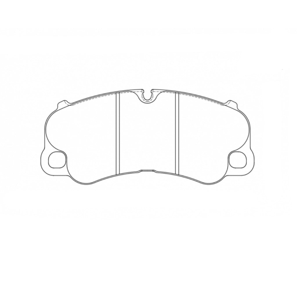 ENDLESS EIP252MA45B Front Brake Pads MA45B for PORSCHE 911GT3 / GT3RS / Turbo S (991) PCCB Photo-0 