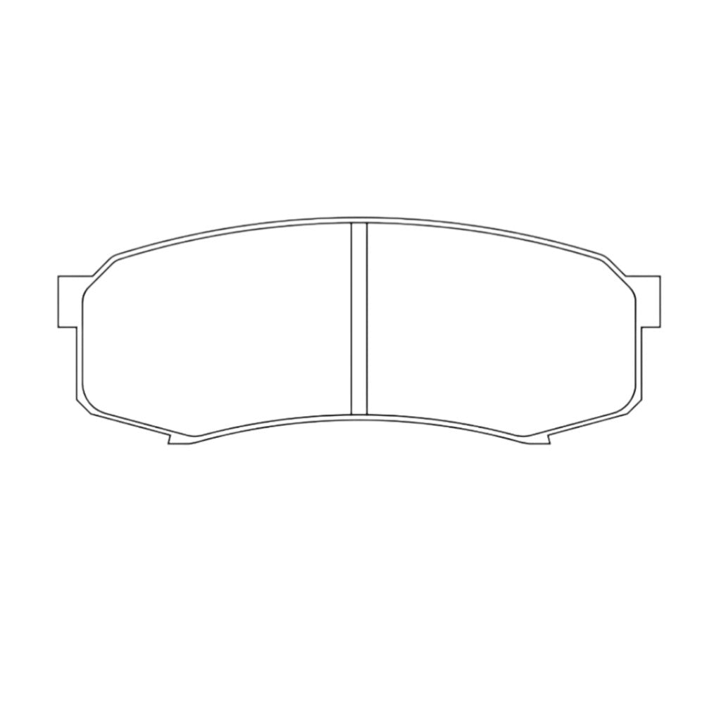 ENDLESS EP257ME20 Rear Brake Pads for TOYOTA 4-Runner 2003-2019 / FJ Cruiser 2007-2014 Photo-0 
