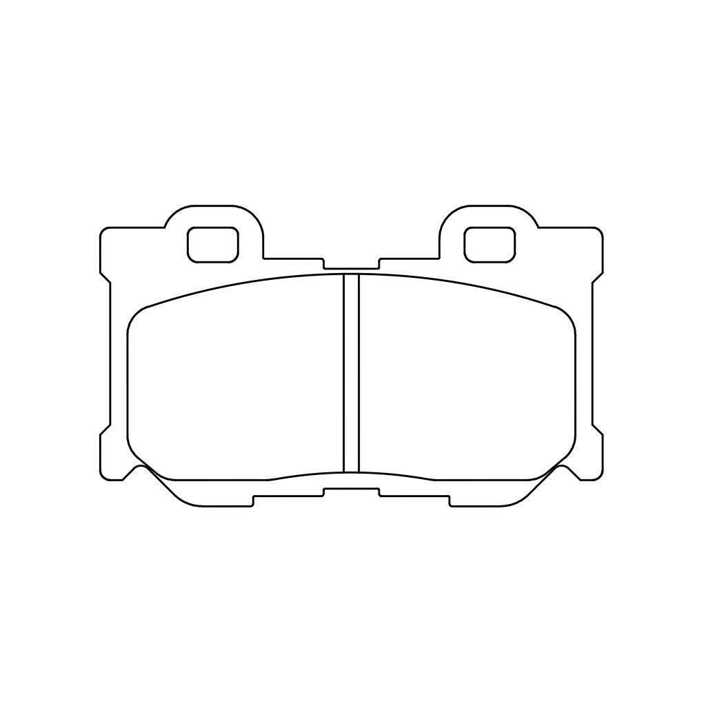 ENDLESS EP462MX72PL Rear Brake Pads MX72-PLUS for NISSAN 370Z (Z34) / INFINITI Q50 / Q60 / Q70 Photo-1 