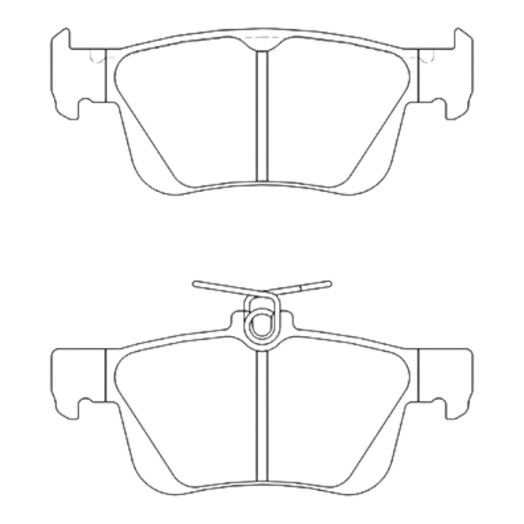  ENDLESS EP524ME20 Rear Brake Pads for HONDA Civic Type R (FK8 / FL5) Photo-0 