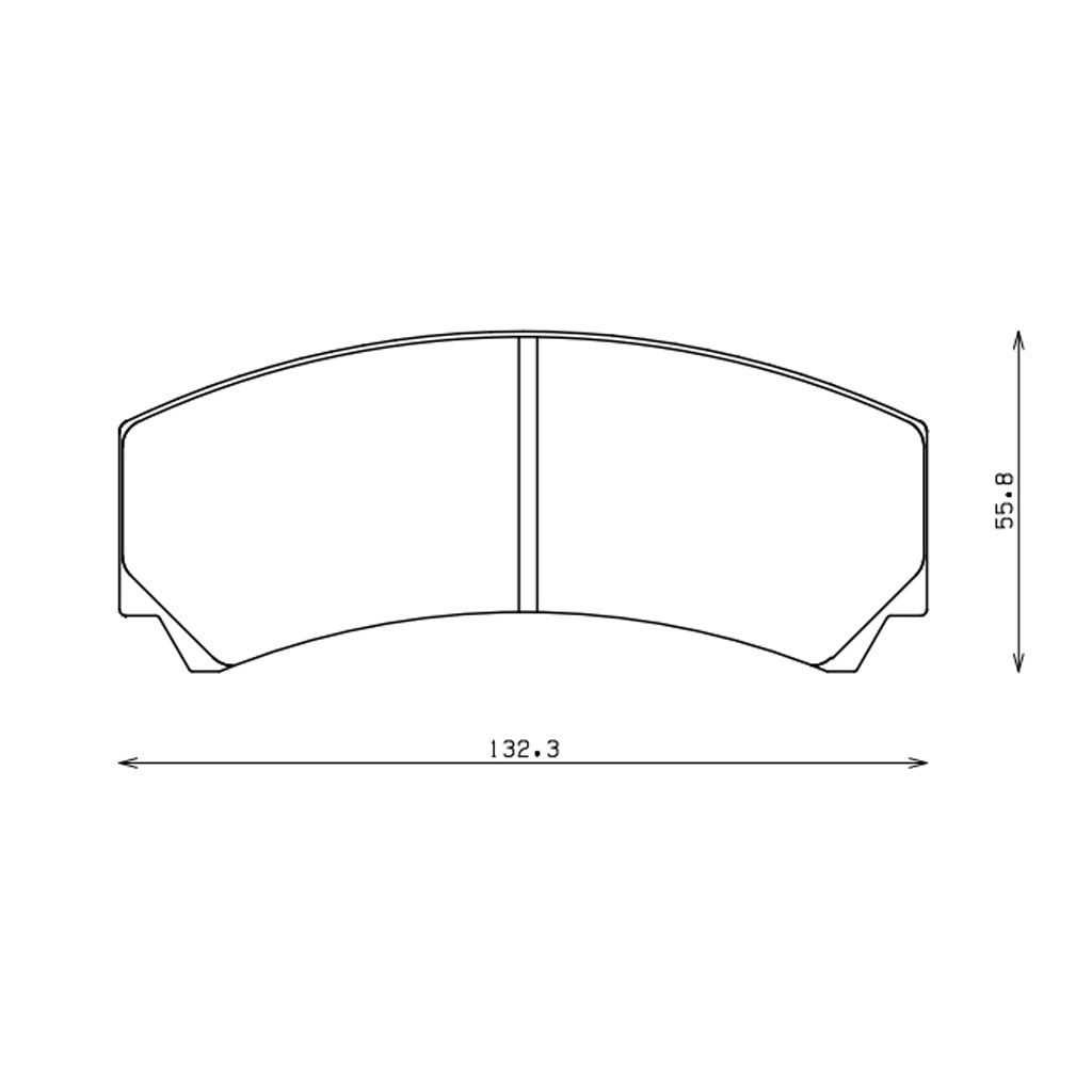 ENDLESS RCP078MA45B Brake Pads 16.8 mm for Caliper 4-Piston AP Racing CP9449 / CP6560 / CP6562 / CP6570 Photo-1 