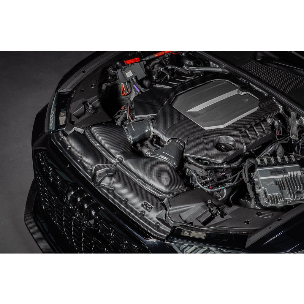 EVENTURI EVE-C8RS6-CF-ENG Engine Cover (Carbon / Gloss Finish) for AUDI RS6 / RS7 (C8) Photo-3 