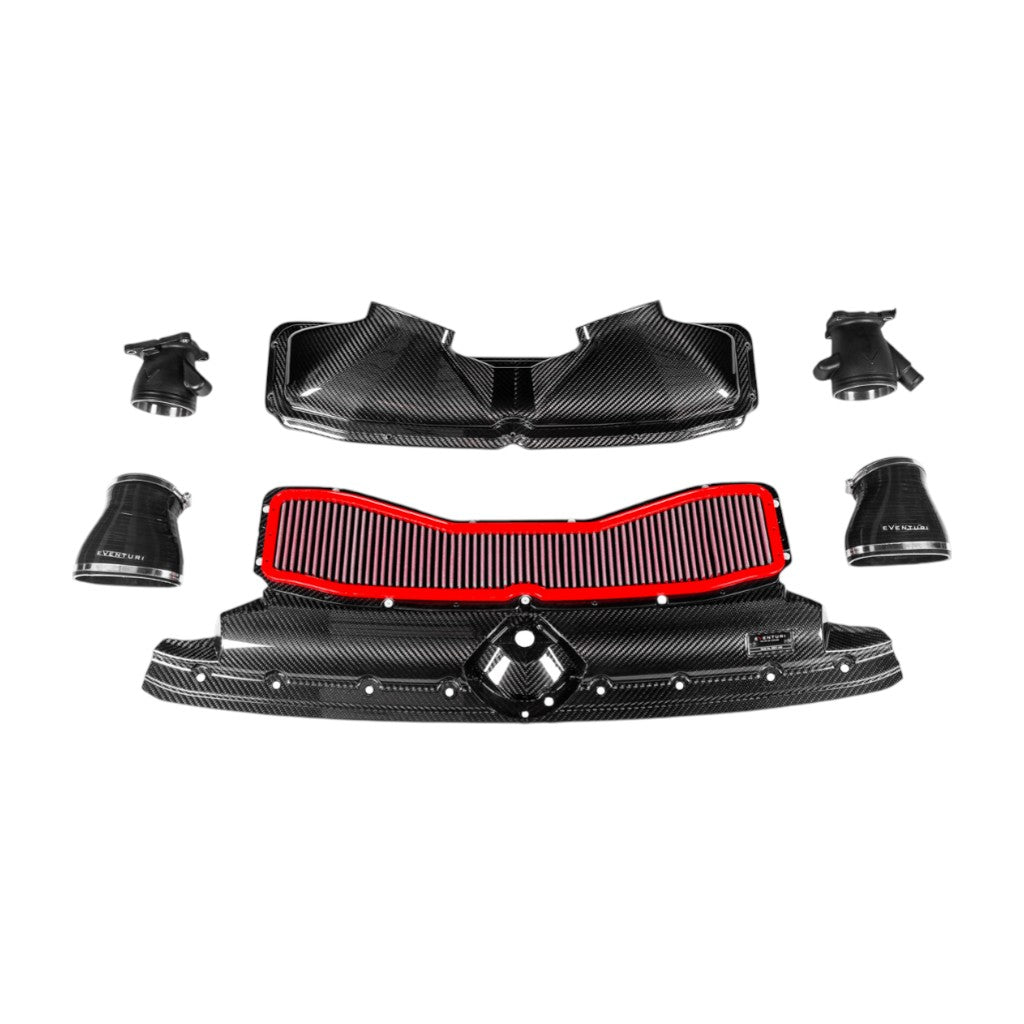 EVENTURI EVE-C8RS6-CFM-INT Intake System Matte Black Carbon for AUDI RS6 / RS7 (C8) Photo-0 