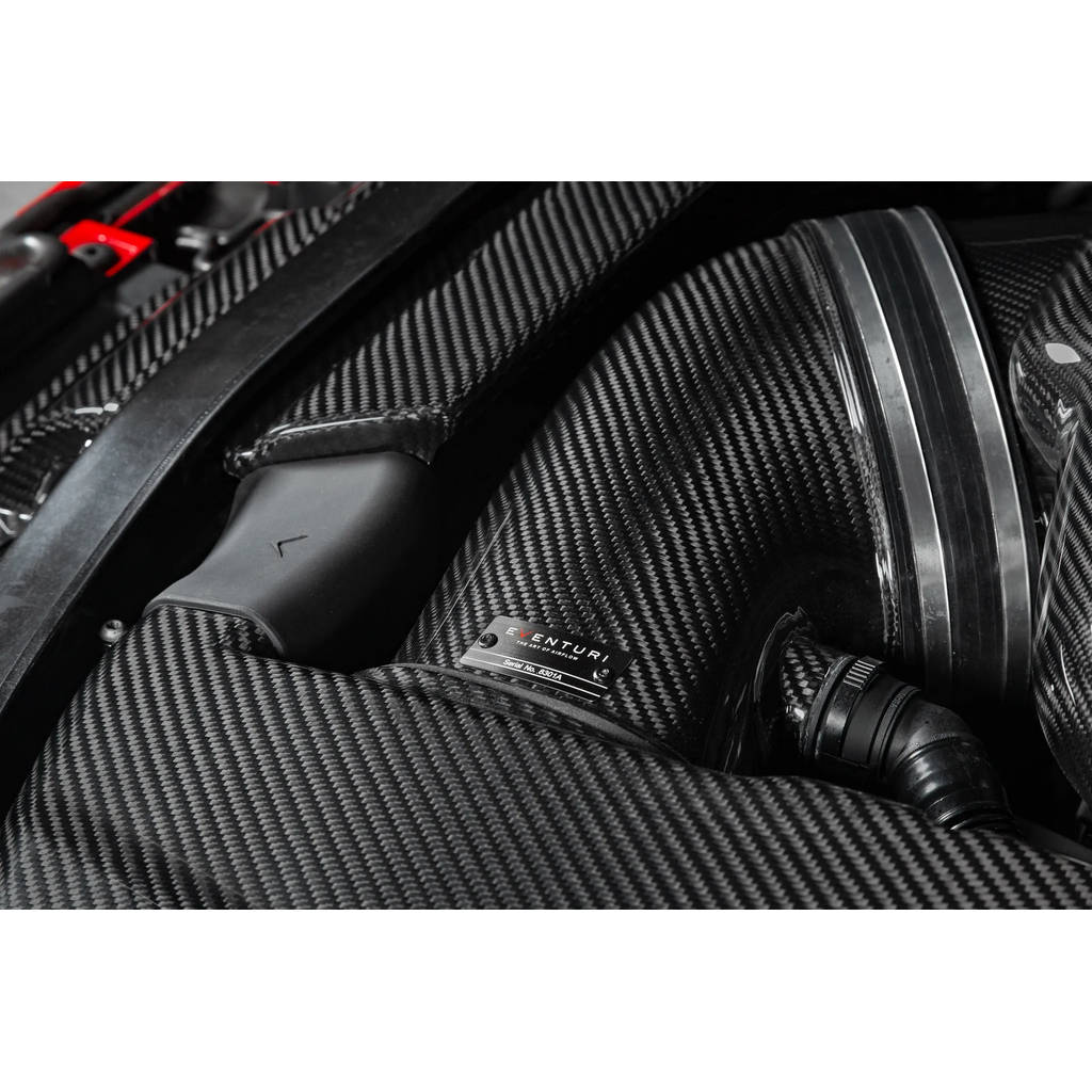 EVENTURI EVE-E9X-CF-INT Air Intake System (Carbon / Gloss Finish) for BMW M3 (E90 / E92 / E93) Photo-5 