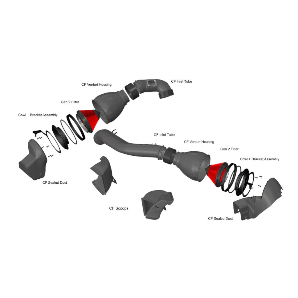 EVENTURI EVE-F8XMV2-CF-INT Intake System Ver2 (Carbon) for BMW M3 (F80) / M4 (F82) Photo-7 