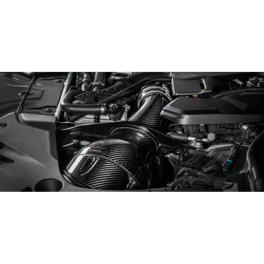 EVENTURI EVE-F9XM5M8-CF-INT Air Intake System V2 (Carbon) with Shrouds for BMW M5 (F90) / M8 (F92) Photo-4 