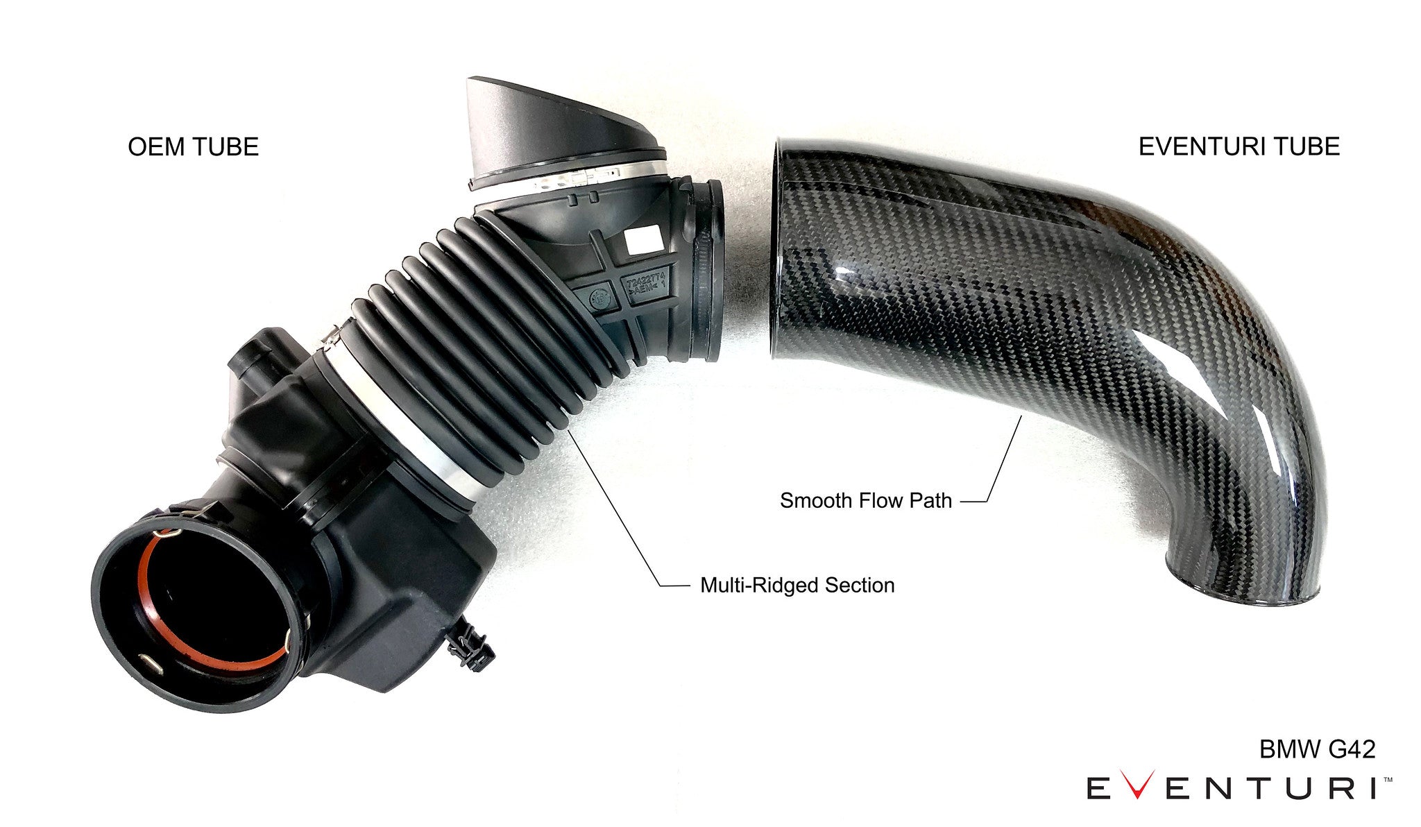EVENTURI EVE-G20B58N2-CF-INT Air Intake System (Carbon) for BMW M340i (G20 / G21) / M440i (G22 / G23 / G26) 2025- Photo-6 