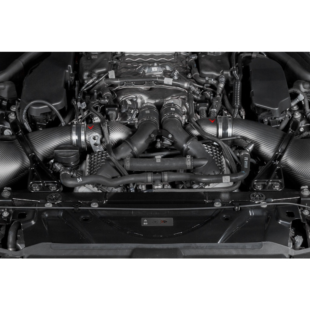EVENTURI EVE-G9X-CFM-CHG Turbo Inlets (Carbon / Matte Finish) for BMW M5 (G90 / G99) Photo-7 