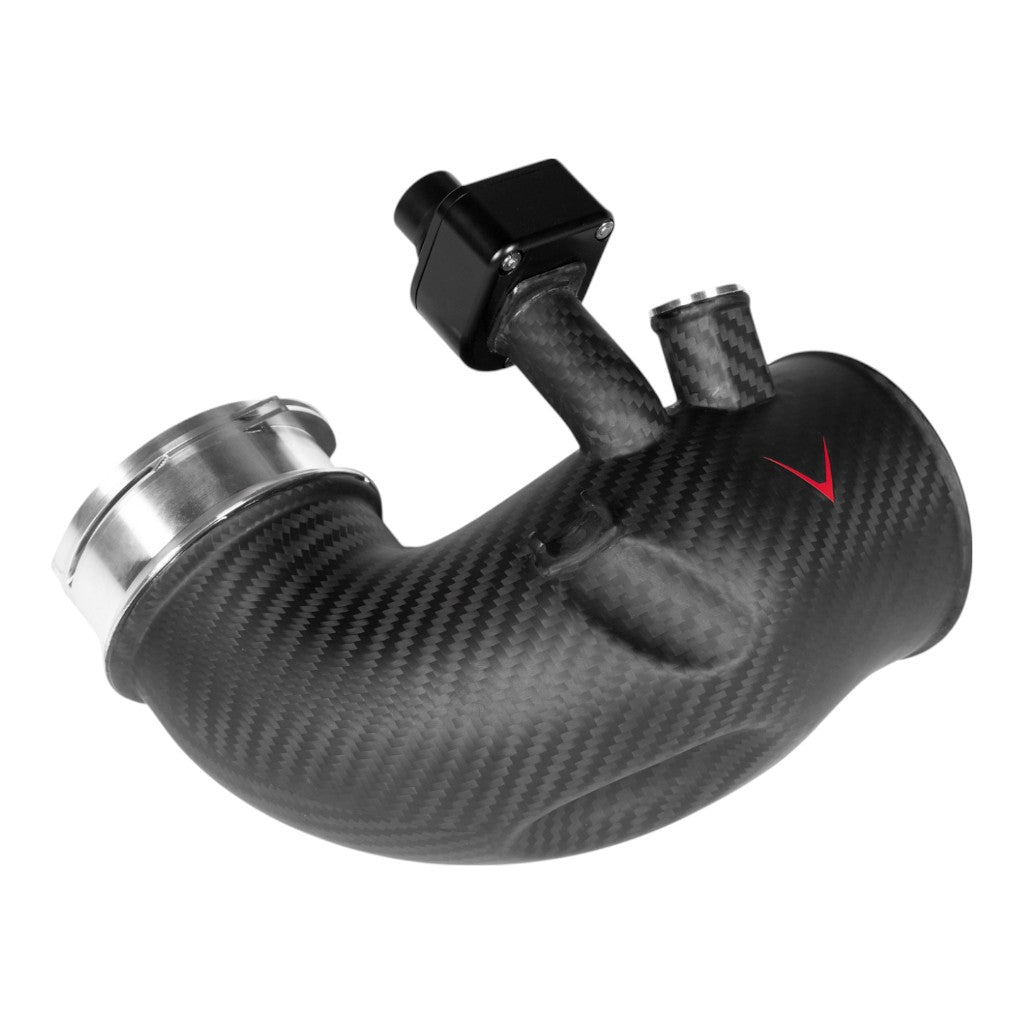 EVENTURI EVE-G9X-CFM-CHG Turbo Inlets (Carbon / Matte Finish) for BMW M5 (G90 / G99) Photo-3 