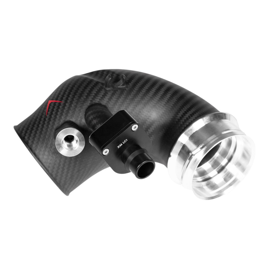 EVENTURI EVE-G9X-CFM-CHG Turbo Inlets (Carbon / Matte Finish) for BMW M5 (G90 / G99) Photo-1 