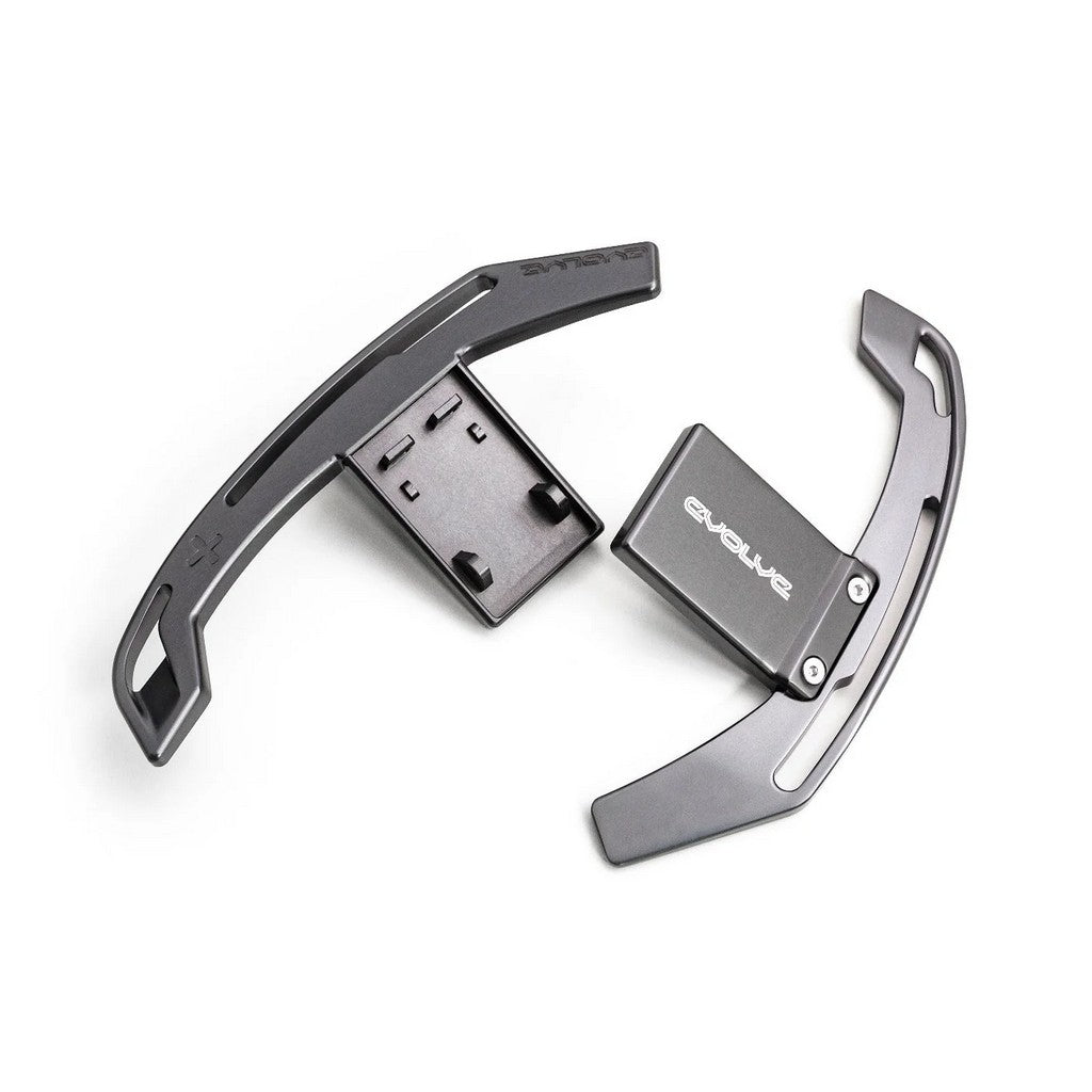 EVOLVE EVO-PS-F-DA Gear Shift Paddle Set, Aluminium, Dark Anthracite for BMW M2 (F87) / M3 (F80) / M4 (F82 / F83) Photo-0 