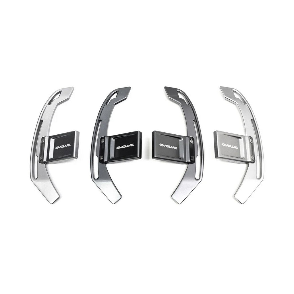 EVOLVE EVO-PS-G-TI Gear Shift Paddle Set, Aluminium, Titanium for BMW M2 (G87) / M3 (G80 / G81) / M4 (G82 / G83) Photo-0 