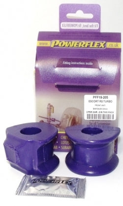 POWERFLEX PFF19-205 x2 Front Anti Roll Bar Mounting Bushing (24mm) FORD Escort RS Turbo Series 2 Photo-0 