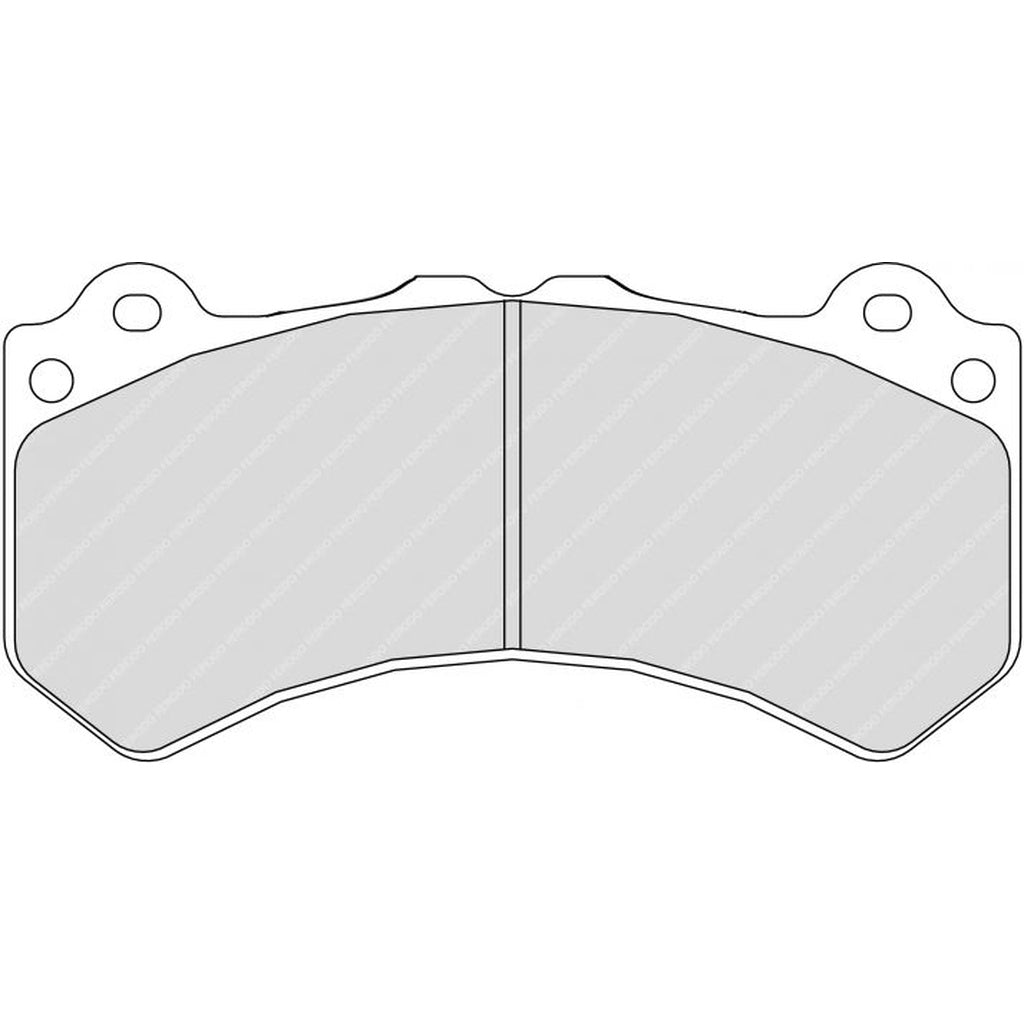 FERODO FDSR3106 Front Brake Pads DS Performance for NISSAN GT-R (R35) Photo-0 