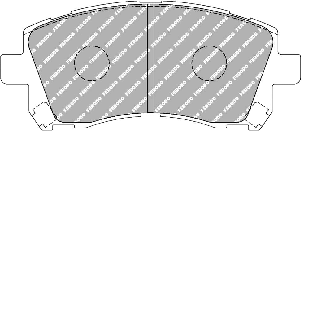 FERODO FCP1327H Front Brake Pads DS2500 for SUBARU Impreza (GC) / Legacy (BE / BH) / Outback (BL / BP) Photo-0 