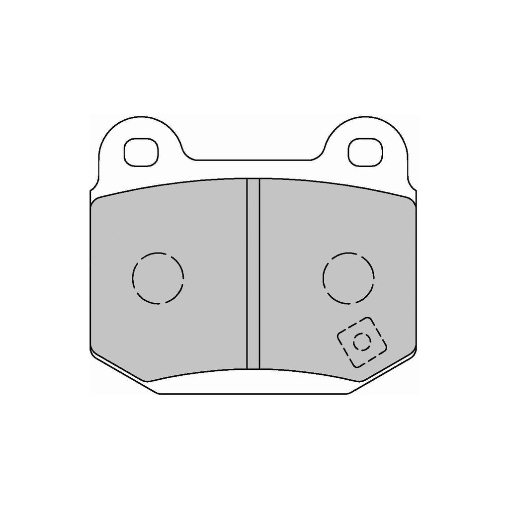 FERODO FCP1562W Rear Brake Pads DS1.11 for SUBARU WRX STI (GR) / MITSUBISHI EVO 9 / NISSAN 350Z (Z33) Photo-0 