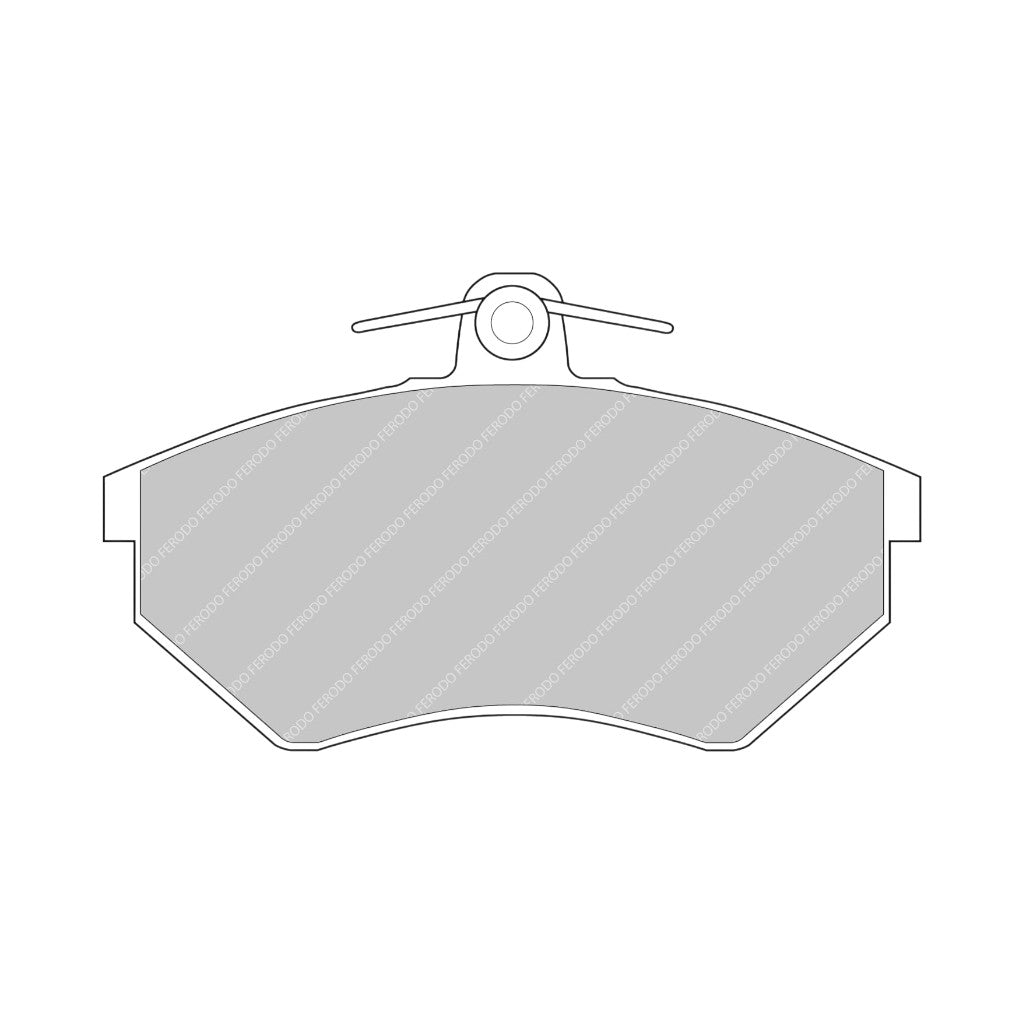 FERODO FDS775 Front Brake Pads DS Performance for VW Golf GTI (1H1) / AUDI Coupe Quattro (89) Photo-0 