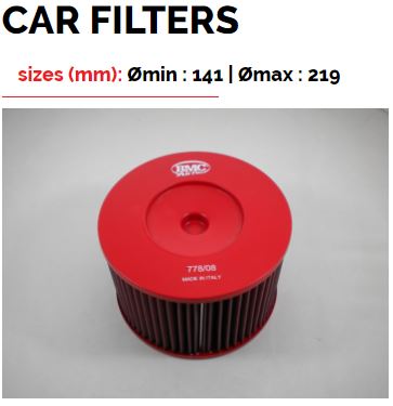 BMC FB778/08 Ø219X146 CYL. AIR FILTER Photo-0 