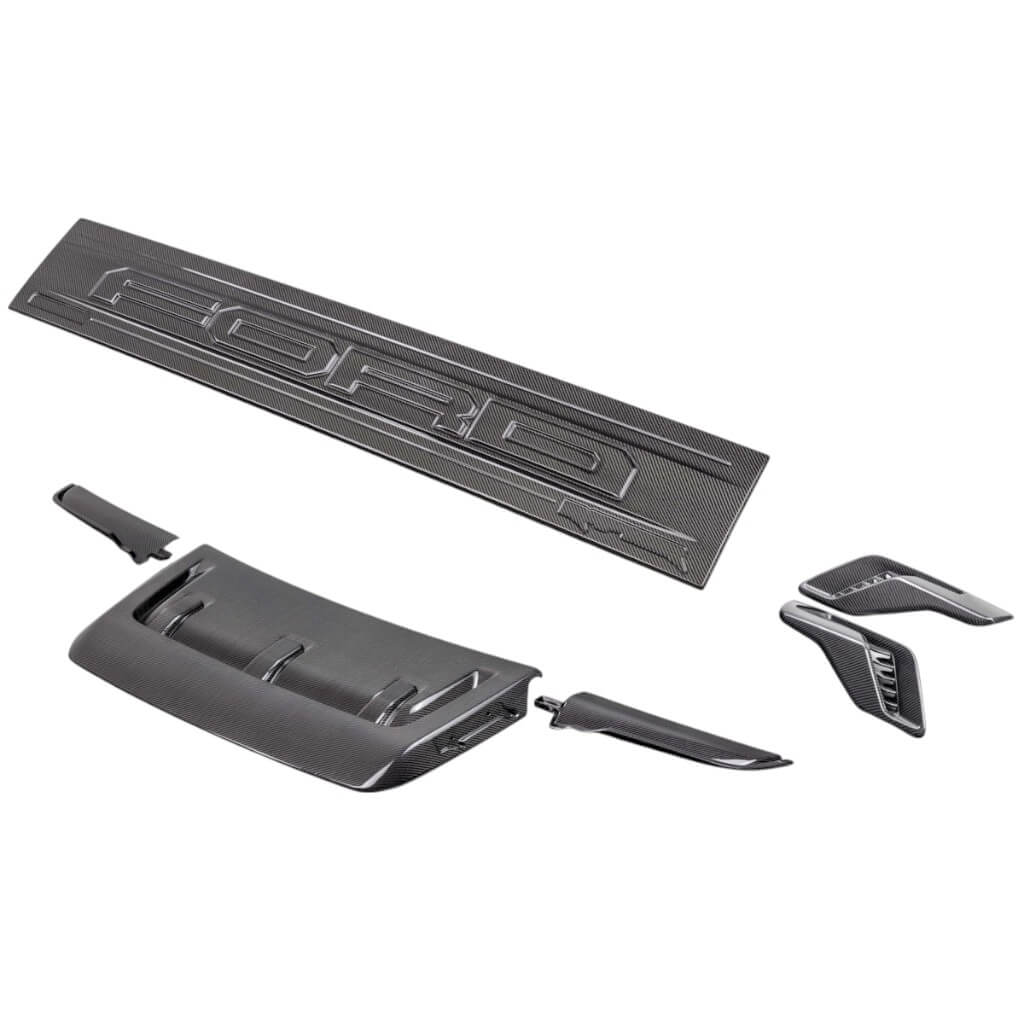 FORD RACING M-16600K-FG Carbon Fiber Appearance Kit, Gloss for FORD F-150 Raptor 2021- Photo-0 