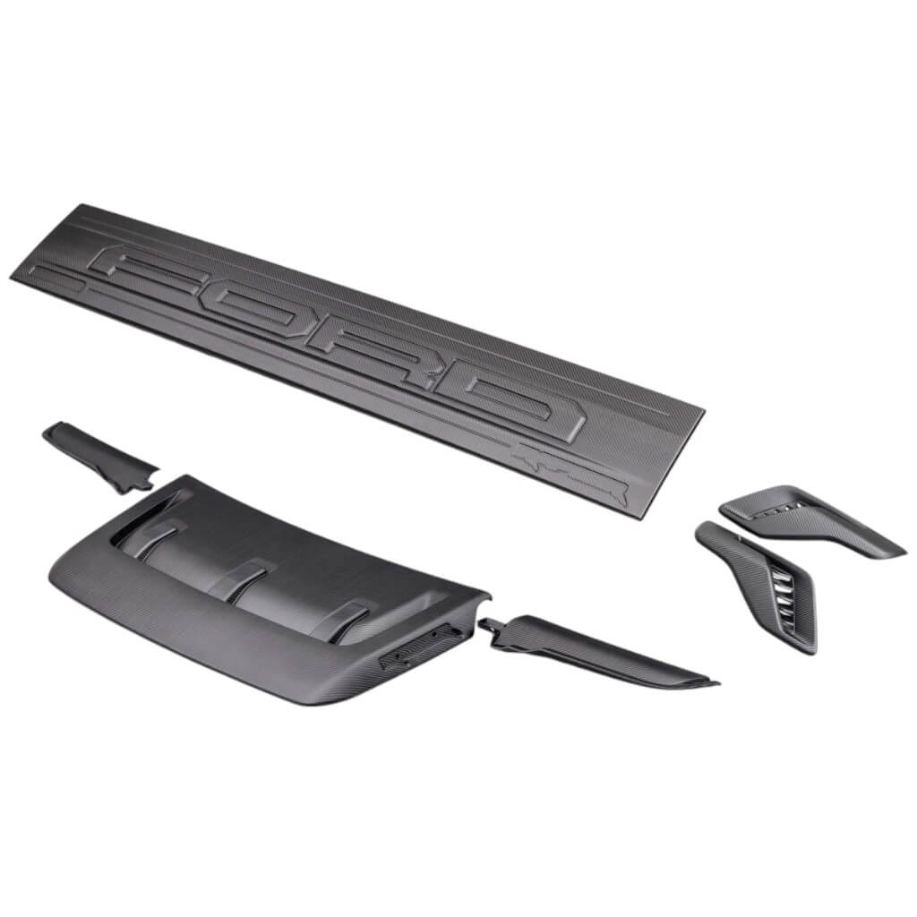 FORD RACING M-16600K-FM Carbon Fiber Appearance Kit, Matte for FORD F-150 Raptor 2021- Photo-0 